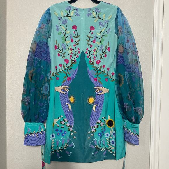 Limerick By Abirr N' Nanki, Statement Sleeve Dress, Fantasy, Tarot, size XL NWT - Picture 4 of 12